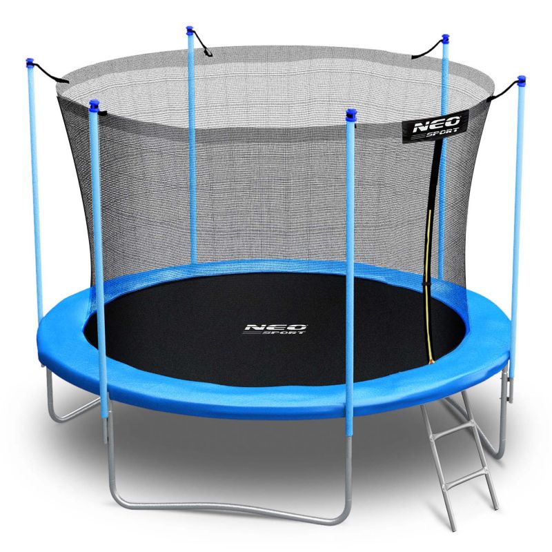 Trampolina ogrodowa Neo-Sport 183cm 6ft + drabinka + siatka wewnetrzna 1szt.