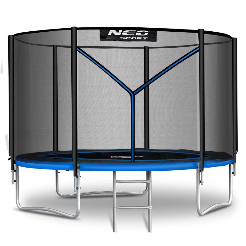 Trampolina ogrodowa Neo-Sport 312cm 10ft + drabinka + siatka zewnetrzna 1szt.