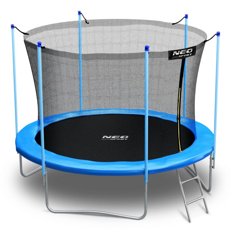 Trampolina ogrodowa Neo-Sport 8ft/252cm dla dzieci z drabinką 1szt.