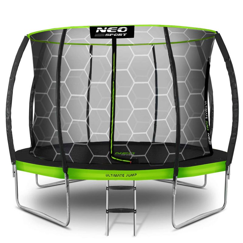 Trampolina ogrodowa Neo-Sport z siatką wewnętrzną 435 cm 14 ft NS-14C221 1szt.