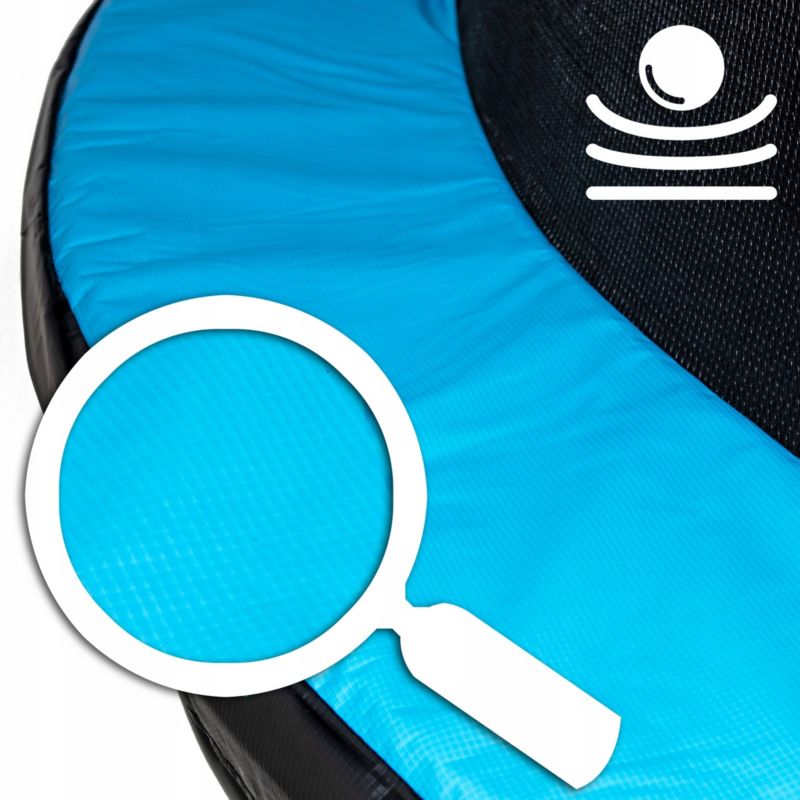 Trampolina ogrodowa Sapphire z siatką wewnętrzną i drabinką 252 cm 1 szt.
