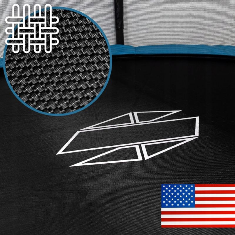 Trampolina ogrodowa Sapphire z siatką wewnętrzną i drabinką 252 cm 1 szt.
