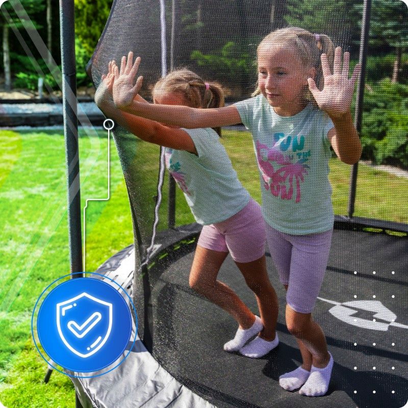 Trampolina ogrodowa THUNDER 16ft 488 cm z siatką i drabinką profesjonalna i wytrzymała 1szt.