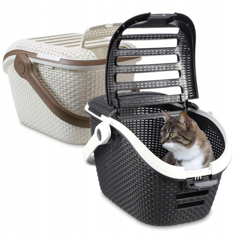 Transporter dla zwierząt Curver Pet Life 33 x 53 cm, grafitowy