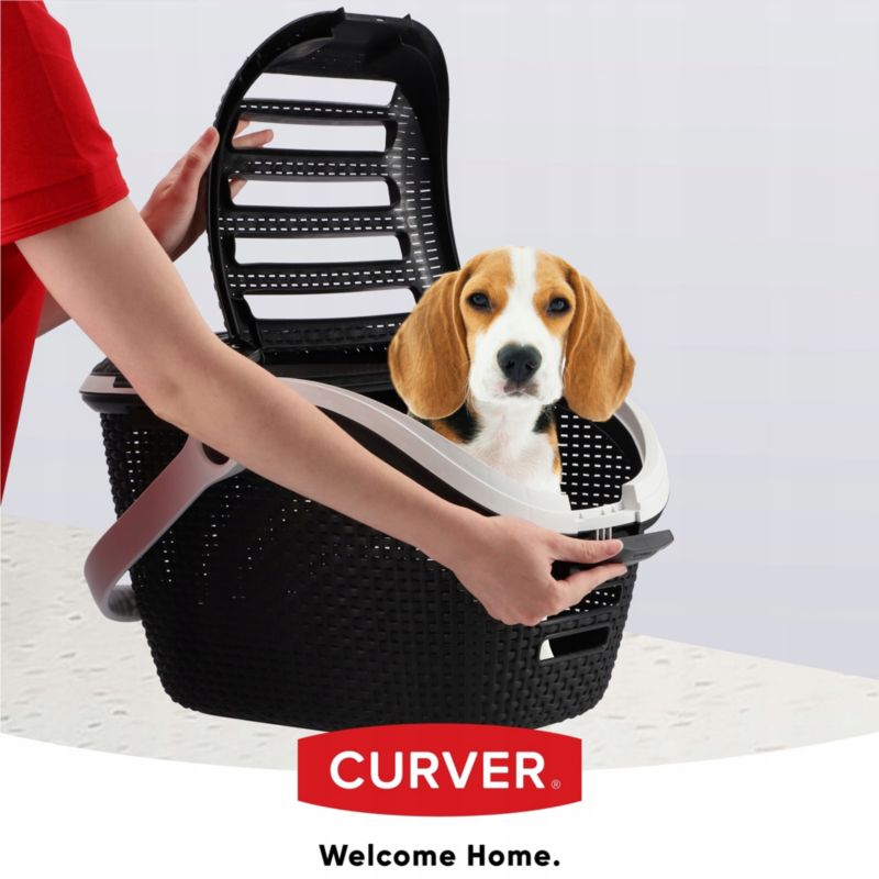 Transporter dla zwierząt Curver Pet Life 33 x 53 cm, grafitowy