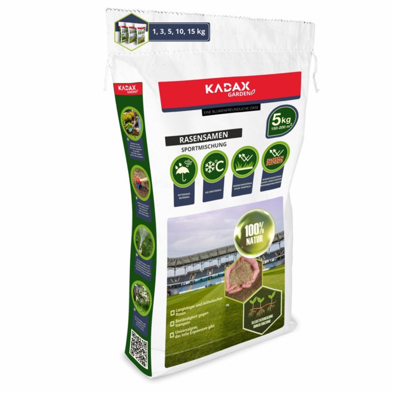 Trawa KADAX Sportowa Trawnik Samozagęszczająca 5 kg 1szt.