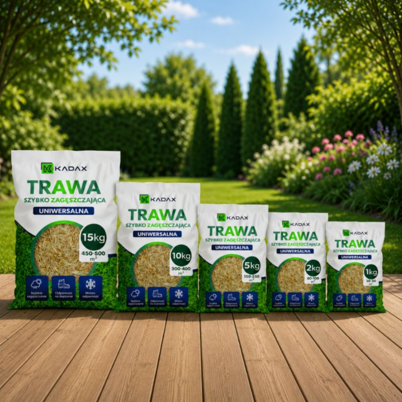 Trawa KADAX Uniwersalna szybko Zagęszczająca 5kg 200m2 1szt.