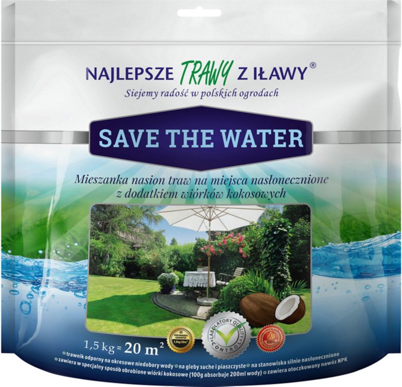 Trawa mieszanka save the water 1,5 kg