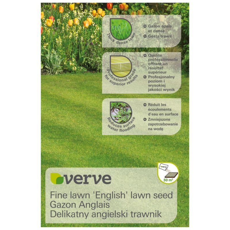 Trawa na angielski trawnik Verve 1,25 kg na 50 m2
