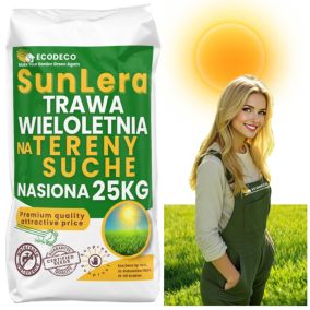 Trawa Nasiona Uniwersalna Eco Deco 25Kg Na Tereny Suche Trawnik 1000M2 Mieszanka 1 szt.