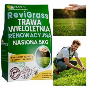 Trawa Renowacyjna Eco Deco Nasiona Odporna Na Deptanie Samozagęszczająca 5Kg Trawnik 1 szt.
