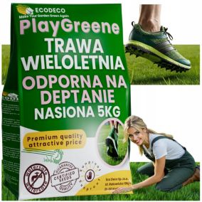 Trawa Sportowa Eco Deco Odporna Na Deptanie Boiskowa 5Kg Nasiona Wytrzymała Sport 1 szt.