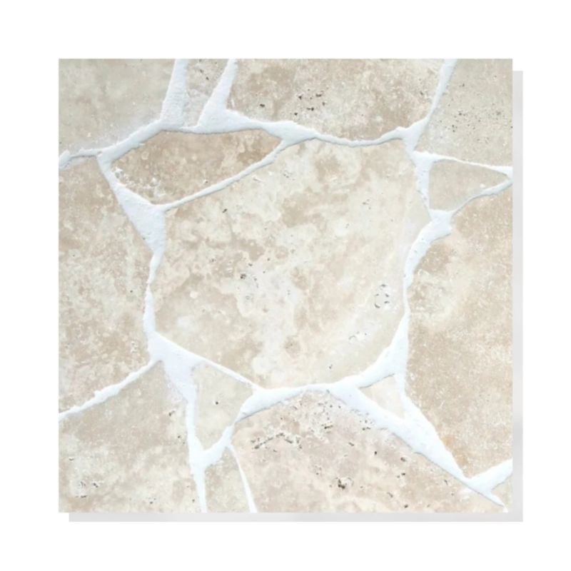 Trawertyn dzikówka Tiles crazy paving SC na taras chodnik Classic Mix gr. 3cm 1 m2
