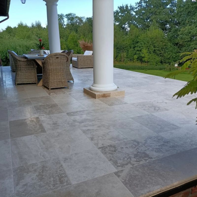 Trawertyn Tiles 3cm Beżowy Classic Mix Antykowany 40,6x61x3 cm 1 m2