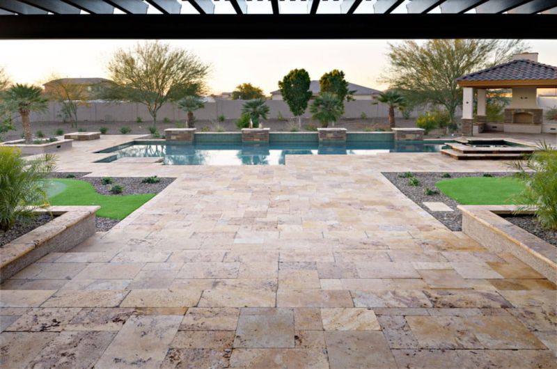 Trawertyn Tiles 3cm Beżowy Classic Mix Antykowany 40,6x61x3 cm 1 m2