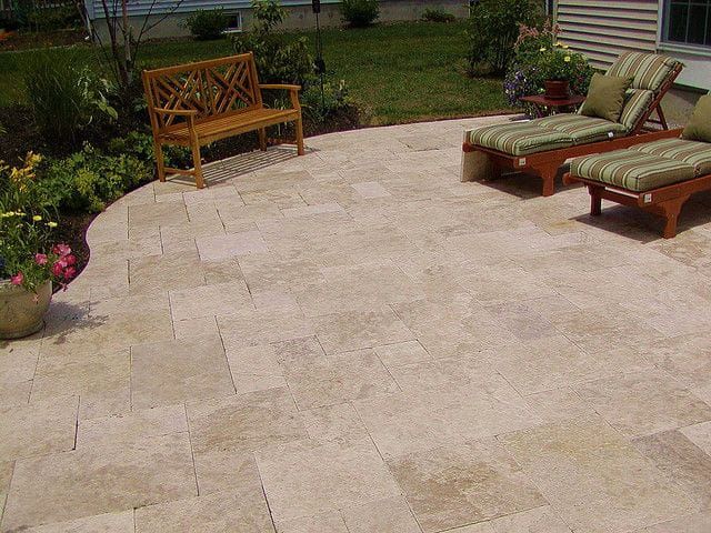 Trawertyn Tiles 3cm Beżowy Classic Mix Antykowany 40,6x61x3 cm 1 m2
