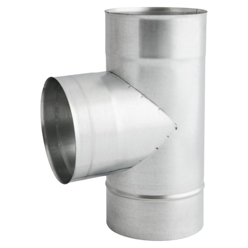 Trójnik 150 mm 90 stopni ocynk