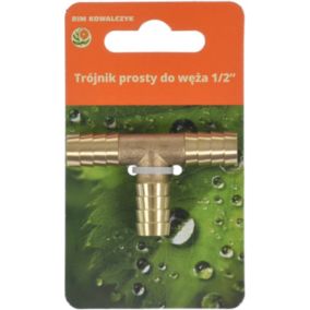 Trójnik prosty do węża 1/2" - 13 mm