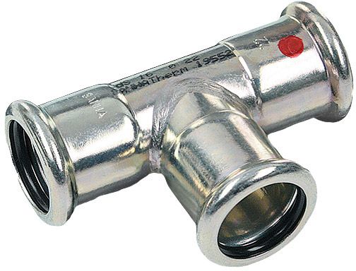 Trójnik redukcyjny stalowy Sanha 22 x 15 x 22 mm