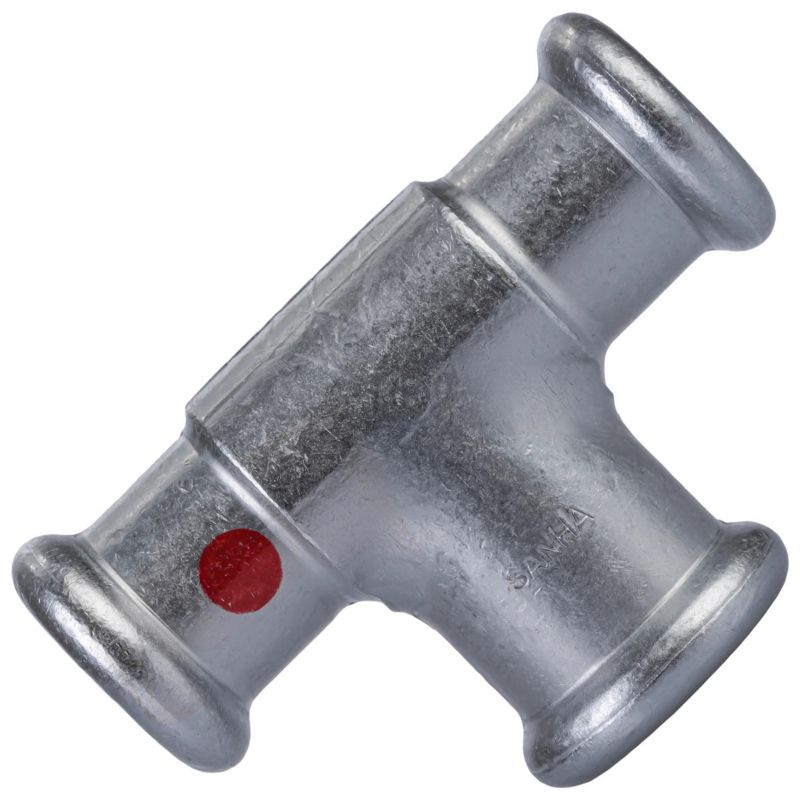 Trójnik stalowy Sanha 22 mm