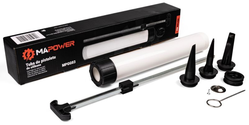 Tuba aplikator MAPOWER 600 ML do mas kiełbasek rurowy do pistoletu 1 szt.