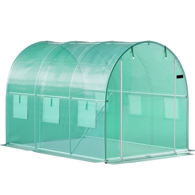 Tunel foliowy Bauerkraft szklarnia 3x2x2m 6m2 zielony 1 szt.