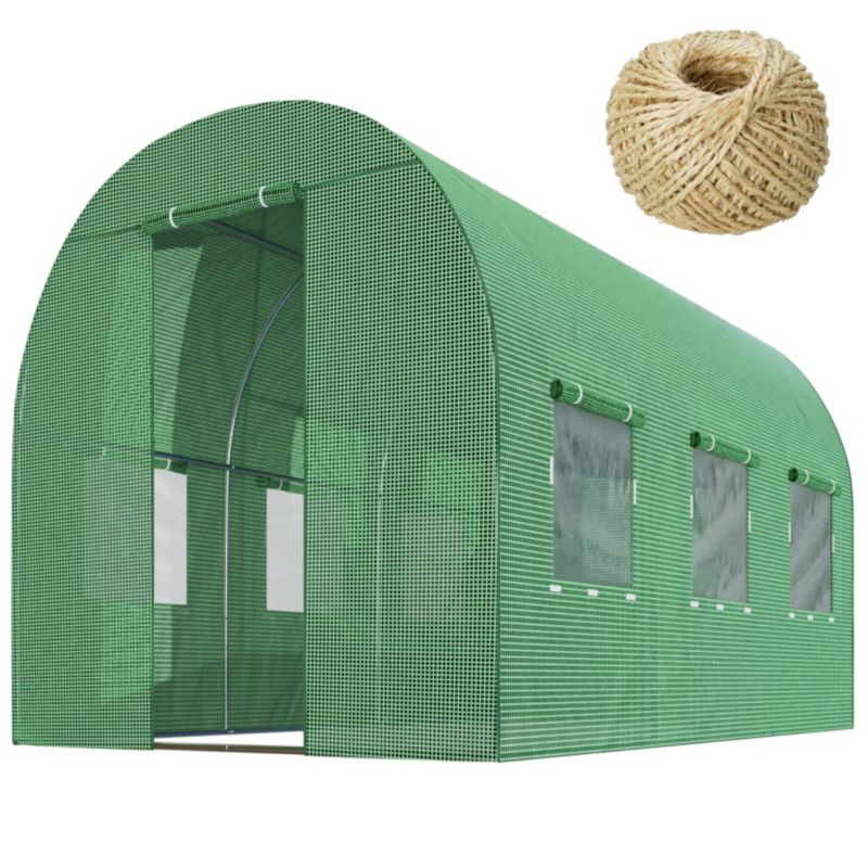 Tunel foliowy Plonos ogrodowy szklarnia 2x3m foliak zielony 1 szt.