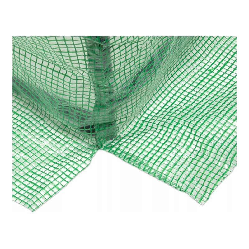 Tunel Ogrodowy Cultivo Foliowy Szklarnia 3x6x2 - 18m2 Zielony Podwójne Drzwi Uv4 1 szt