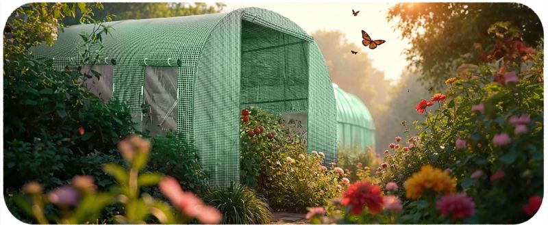 Tunel ogrodowy Plonos foliowy szklarnia 2x4,5 m foliak 1 szt.