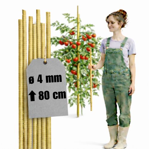 Tyczki kompozytowe do roślin fi 4 mm dł. 80 cm