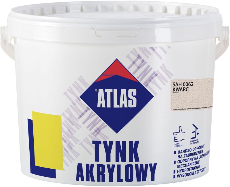 Tynk akrylowy Atlas SAH 0062 kwarc 25 kg