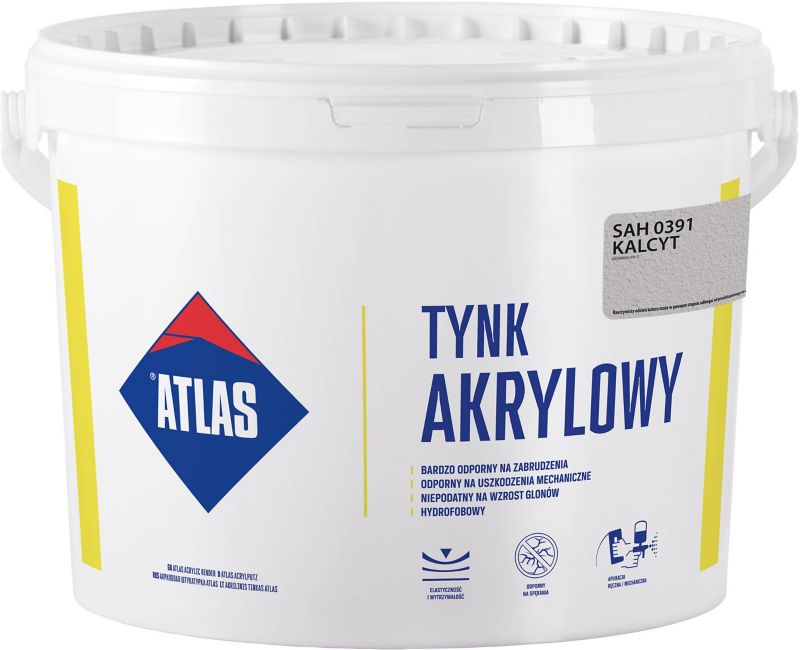 Tynk akrylowy Atlas SAH 0391 kalcyt 25 kg
