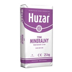 Tynk mineralny Huzar baranek 1,5 mm biały 25 kg