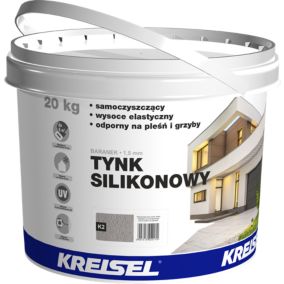 Tynk silikonowy baranek Kreisel K2 jasnoszary 20 kg