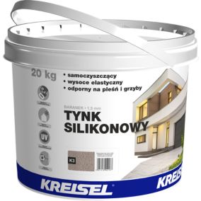 Tynk silikonowy baranek Kreisel K3 jasnoszary 20 kg