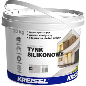 Tynk silikonowy baranek Kreisel K4 jasnoszary 20 kg