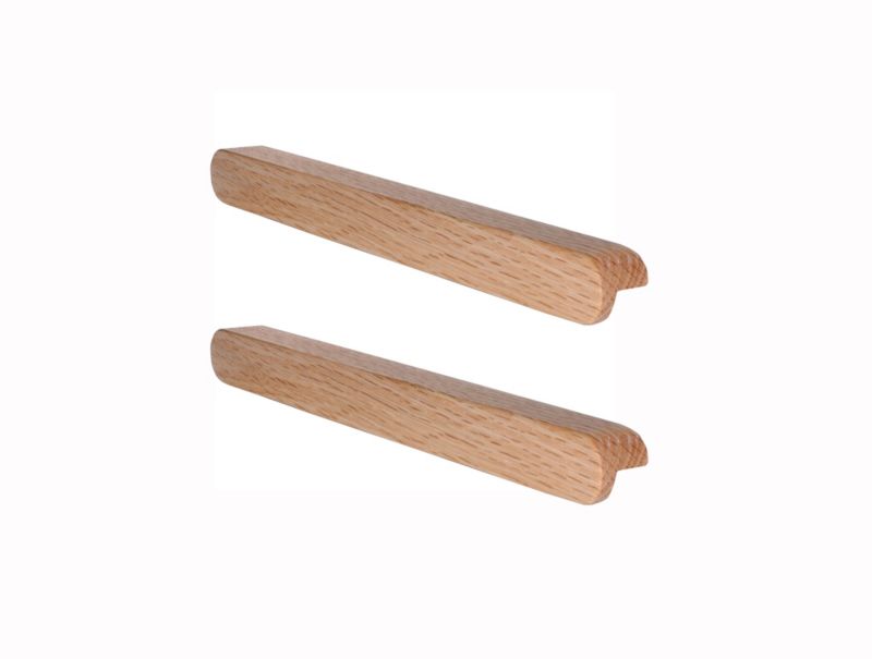 Uchwyt do mebli kuchennych GoodHome drewno naturalne 220 mm