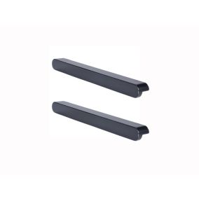 Uchwyt do mebli kuchennych GoodHome Serrano 240 mm czarne drewno