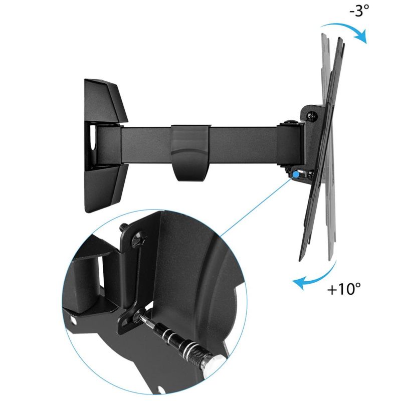 Uchwyt do TV King Mount KG-1036 regulowany 15-48 cali 20kg 1 szt.