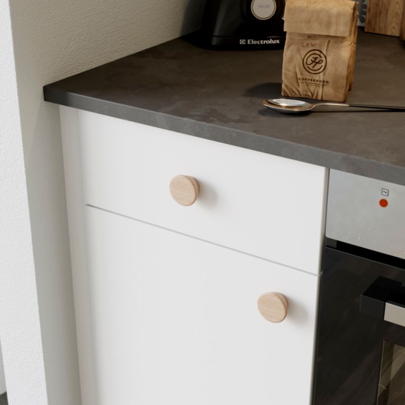 Uchwyt kuchenny GoodHome 45 mm drewno naturalne