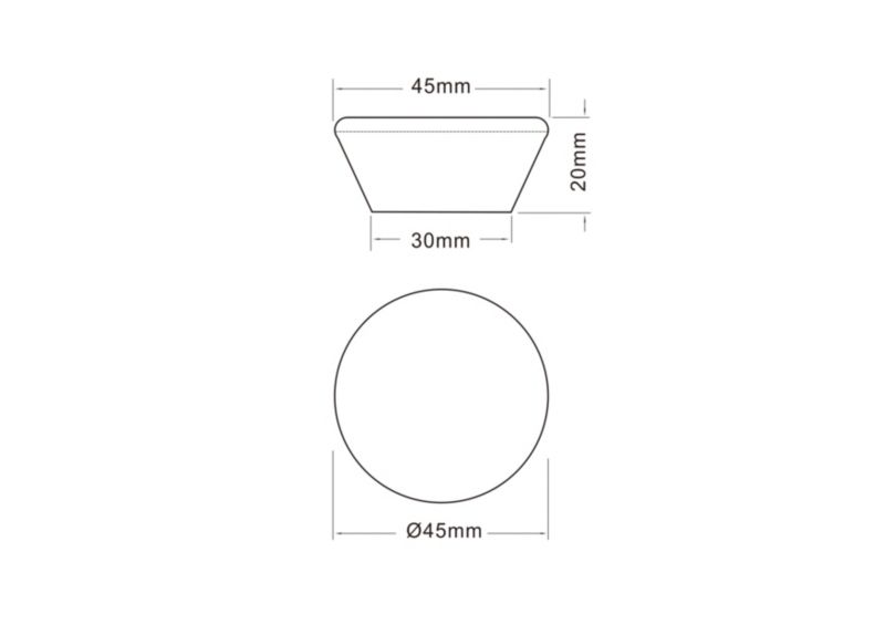 Uchwyt kuchenny GoodHome 45 mm drewno naturalne