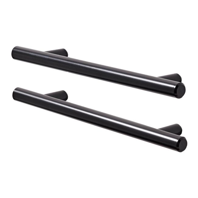 Uchwyt meblowy GoodHome Annatto reling 188 mm czarny mat