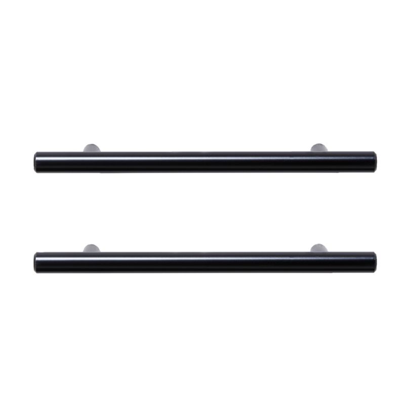 Uchwyt meblowy GoodHome Annatto reling 188 mm czarny mat