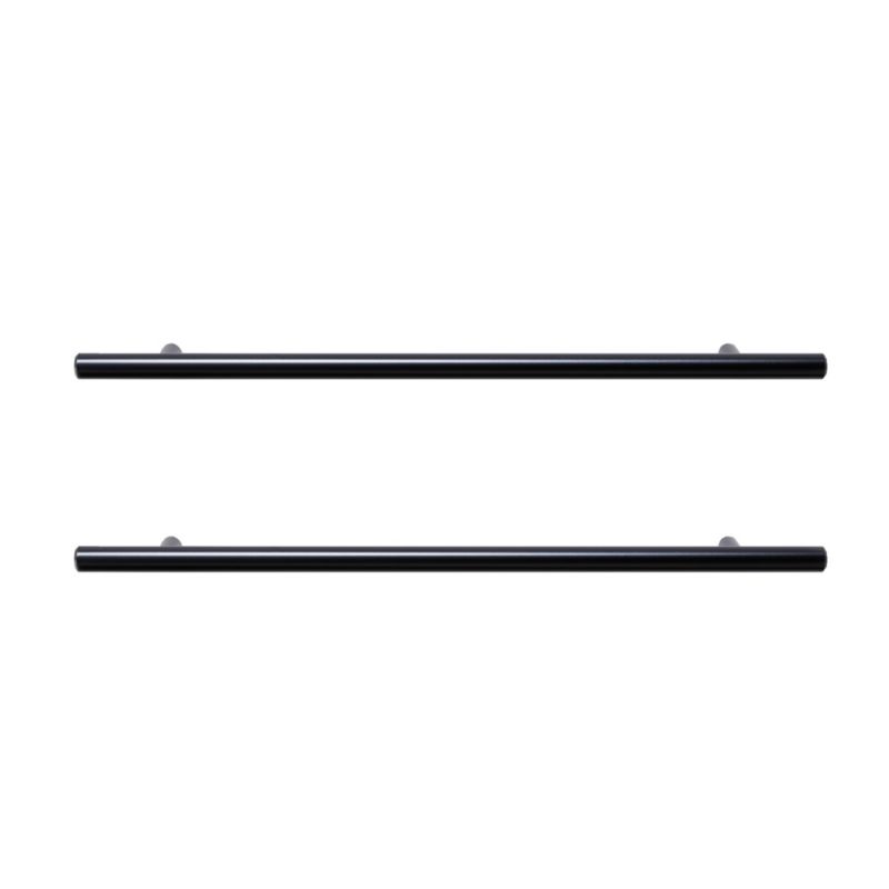 Uchwyt meblowy GoodHome Annatto T 336 mm stal czarna 2 szt.