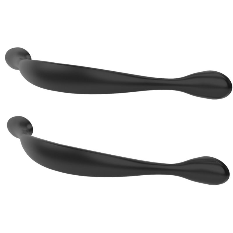 Uchwyt meblowy GoodHome Chervil 158 mm czarny