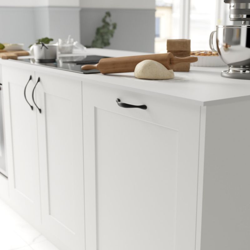 Uchwyt meblowy GoodHome Chervil 158 mm czarny