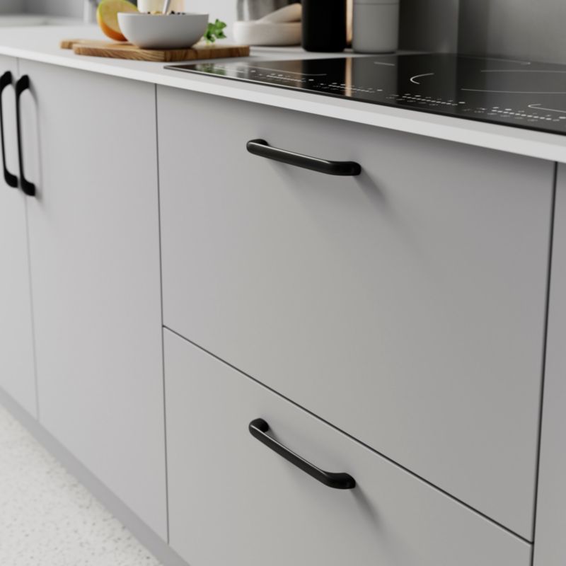 Uchwyt meblowy GoodHome Chervil 225 mm czarny