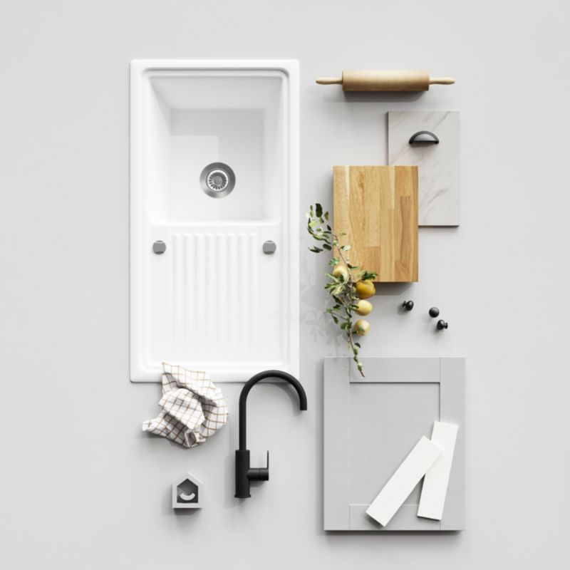 Uchwyt meblowy GoodHome Chervil 94 mm czarny
