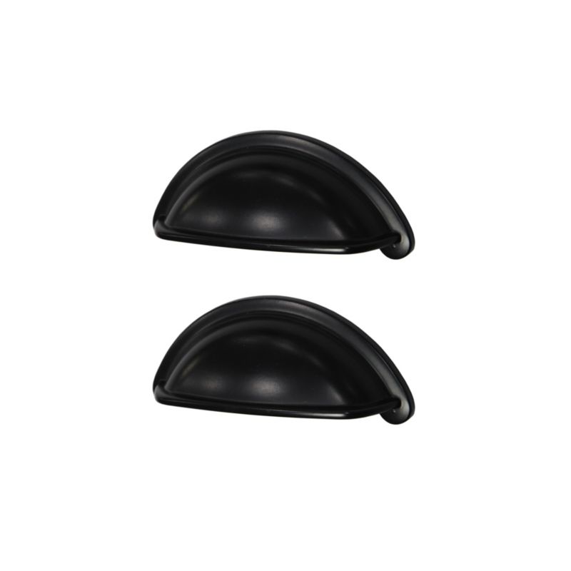 Uchwyt meblowy GoodHome Chervil 94 mm czarny