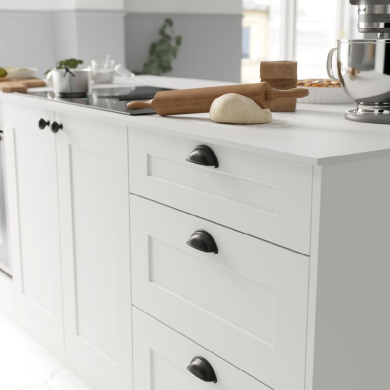 Uchwyt meblowy GoodHome Chervil 94 mm czarny